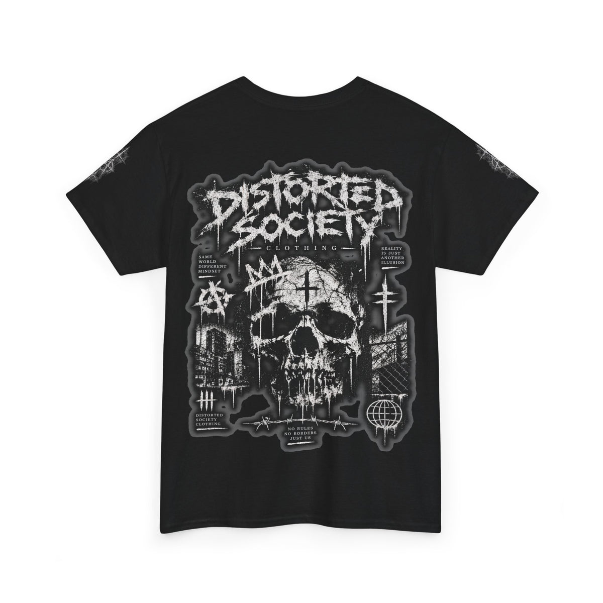 Distorted Society Tee — SKULL SIGNATURE