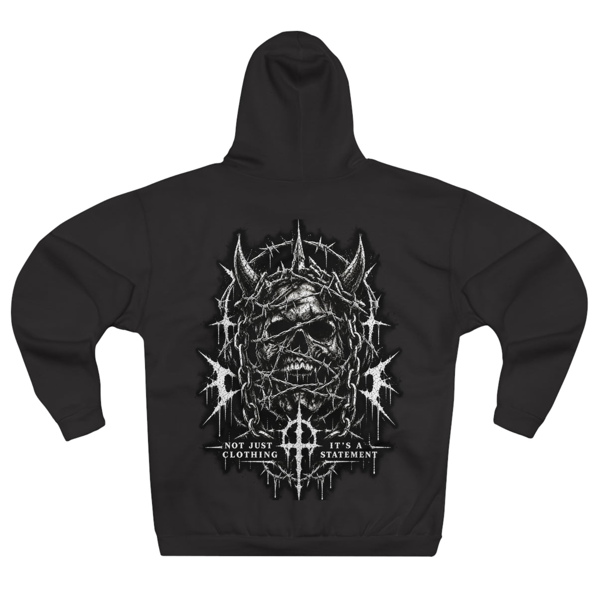 Distorted Society Hoodie — CROWNED IN CHAOS