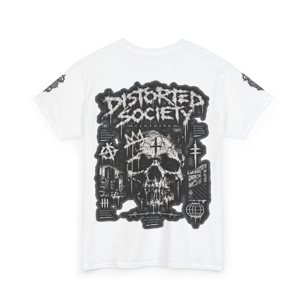 Distorted Society Tee — SKULL SIGNATURE
