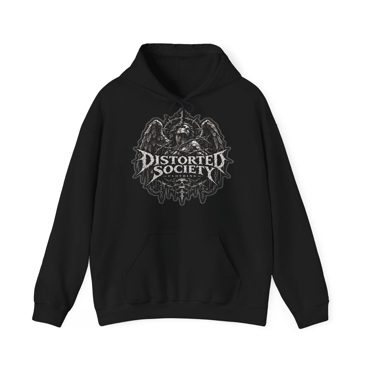 Distorted Society Hoodie  —  WATCH YOUR BACK