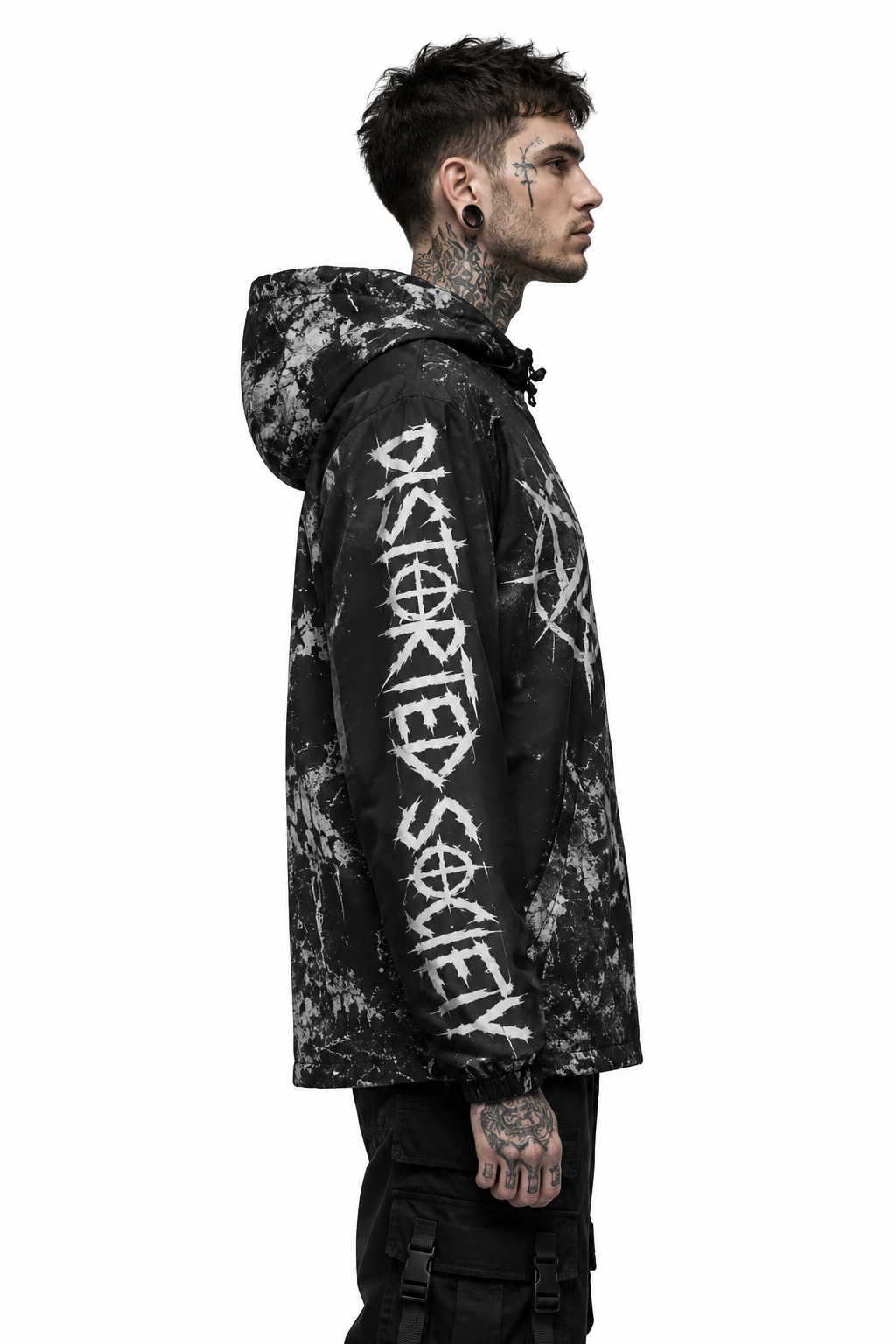 Distorted Society Unisex Windbreaker Jacket - Resist