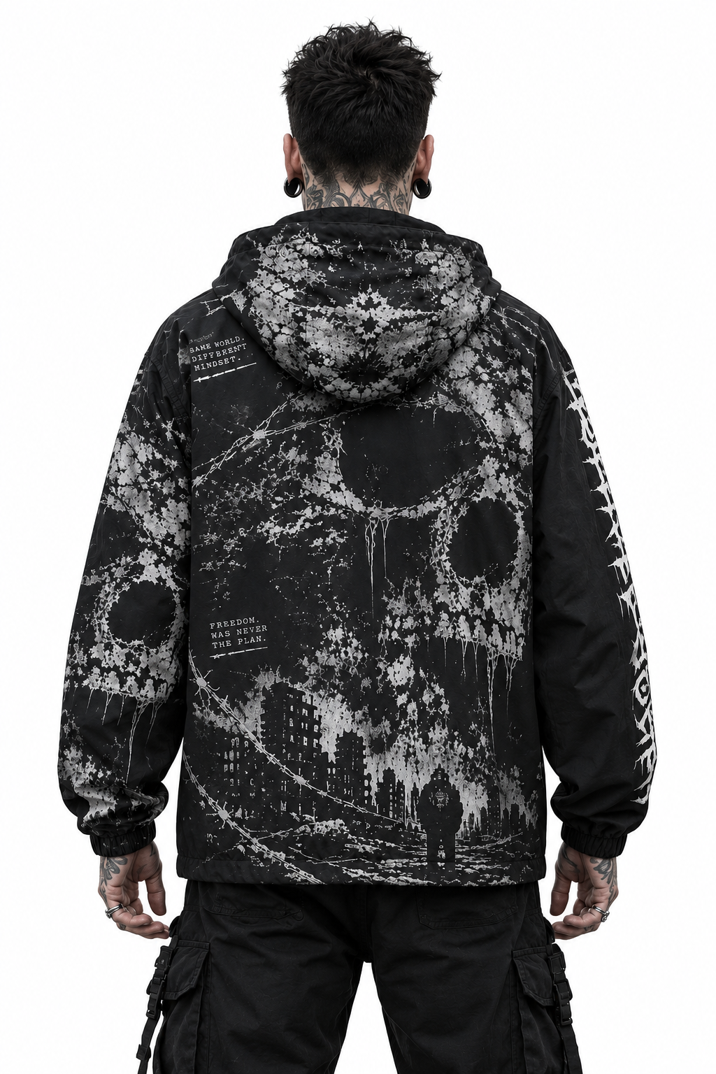 Distorted Society Unisex Windbreaker Jacket - Resist