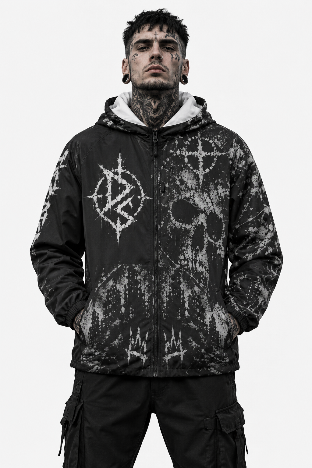 Distorted Society Unisex Windbreaker Jacket - Resist