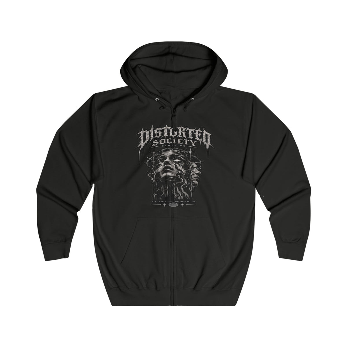 Distorted Society Hoodie  —  REALITY IS AN ILLUSION