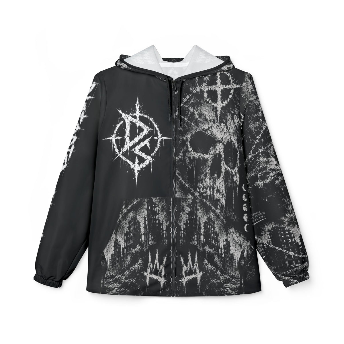 Distorted Society Unisex Windbreaker Jacket - Resist