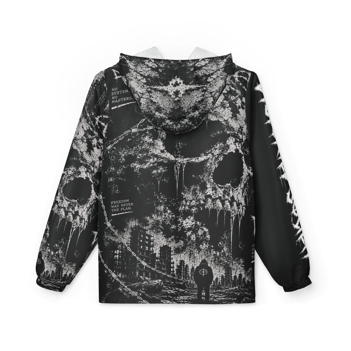 Distorted Society Unisex Windbreaker Jacket - Resist